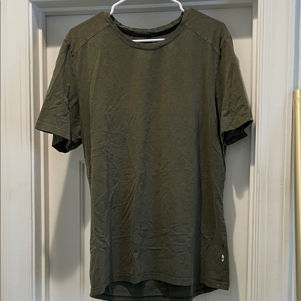 On Running Dark Olive Men's Short Sleeve Tee